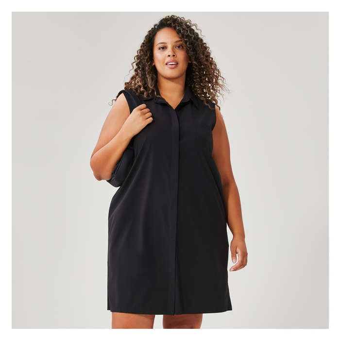 Women+ Active Button-Up Tank Dress