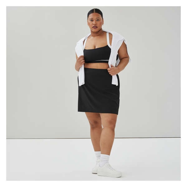 Women+ Active Four-Way Stretch Skort - Black
