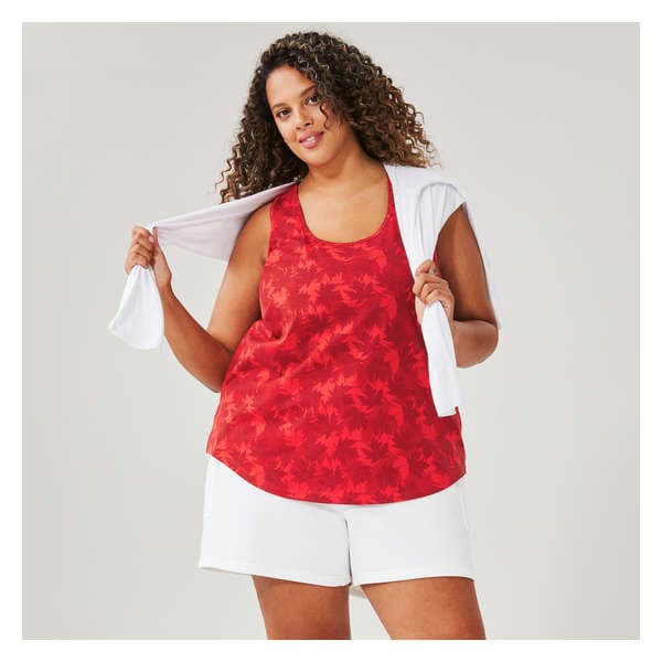 Women+ Active Canada Tank - Red