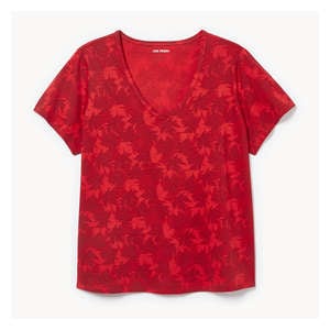 Women+ Active Canada V-Neck T-Shirt - Red