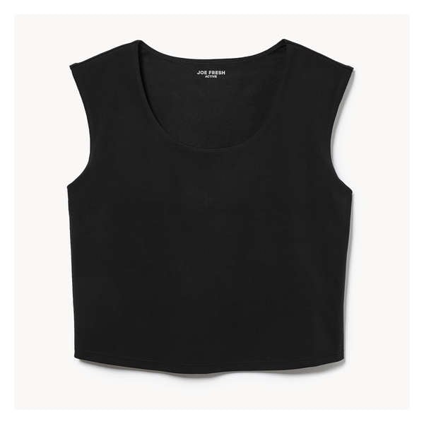 Women+ On-the-Go Crop T-Shirt - Black