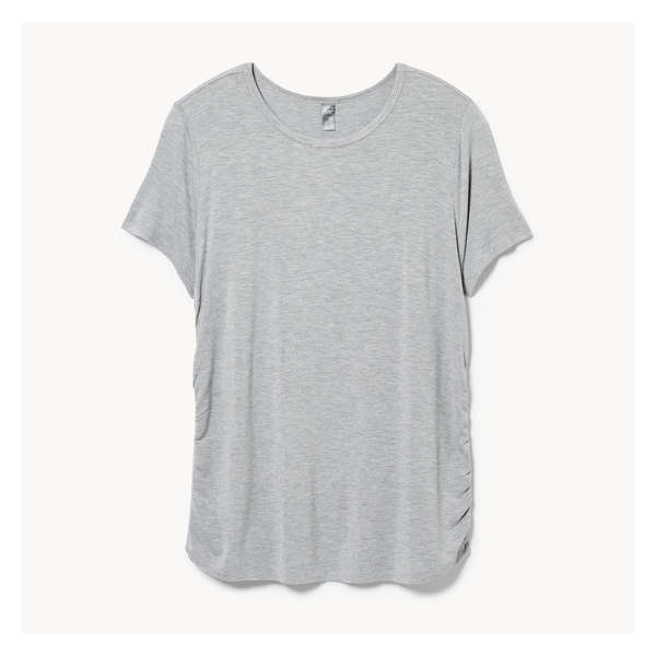 Women+ Active Side Cinched T-Shirt - Grey Mix