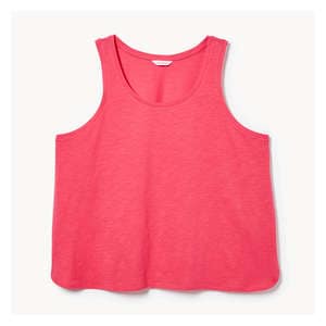 Women+ Cotton Tank - Dark Pink