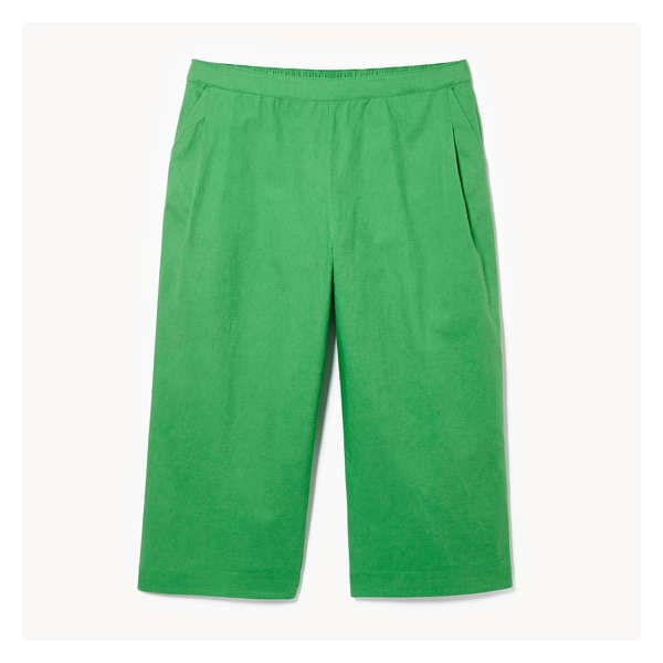 Women+ Linen Blend Pant - Bright Green