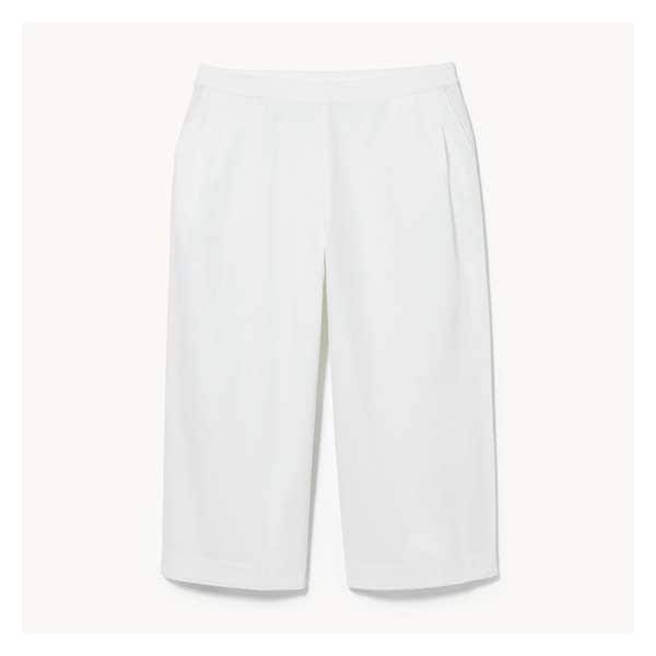 Women+ Linen Blend Pant - Bright White