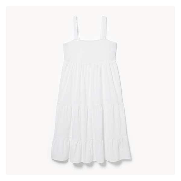 Robe maxi froncée Femmes+ - Blanc pur