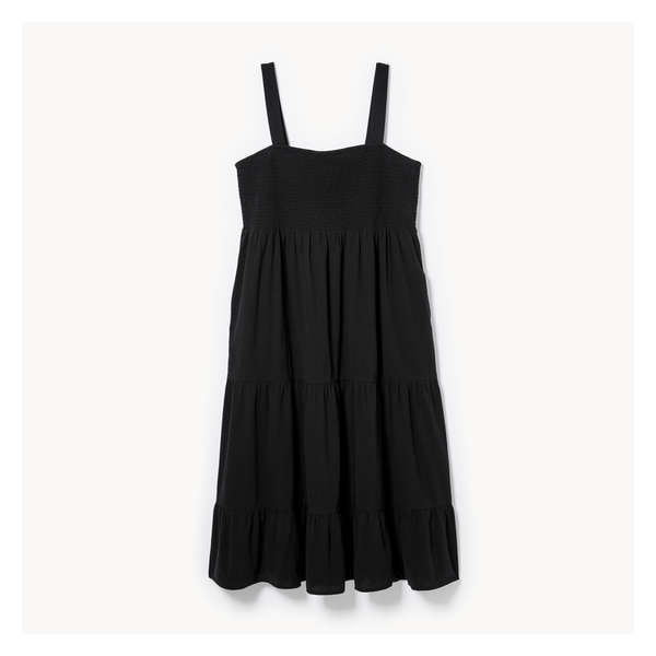 Robe maxi froncée Femmes+ - Noir JF