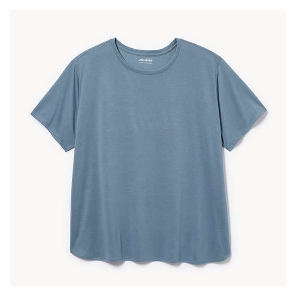 Women+ Relaxed Crew Neck T-Shirt - Dusty Blue