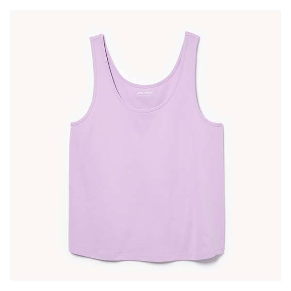 Cami côtelée essentielle coton biologique Femmes+ - Violet Pâle