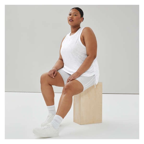 Women+ Active Convertible Tank - White