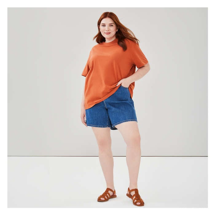 Women+ Oversized T-Shirt - Copper
