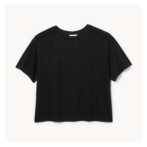 Women+ Textured T-Shirt - JF Black