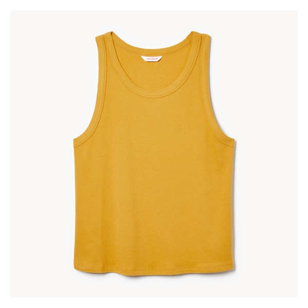 Women+ Rib Racerback Tank - Gold