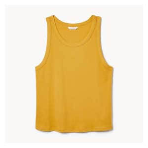 Women+ Rib Racerback Tank - Gold