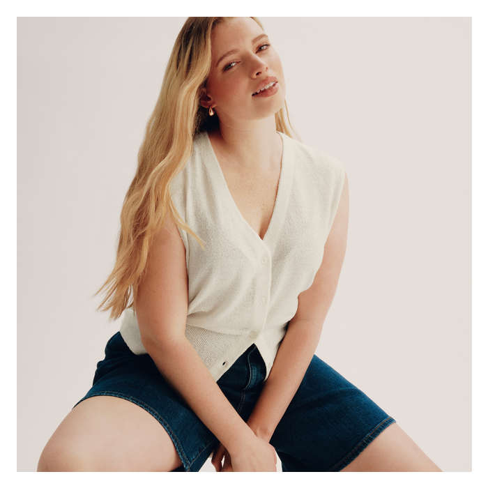 Women+ Boucle Sweater Vest