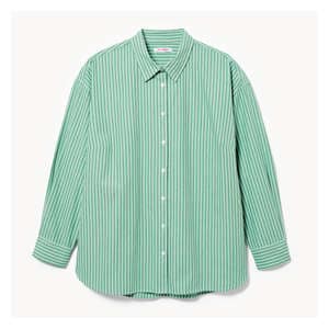 Women+ Oversized Poplin Shirt - Green