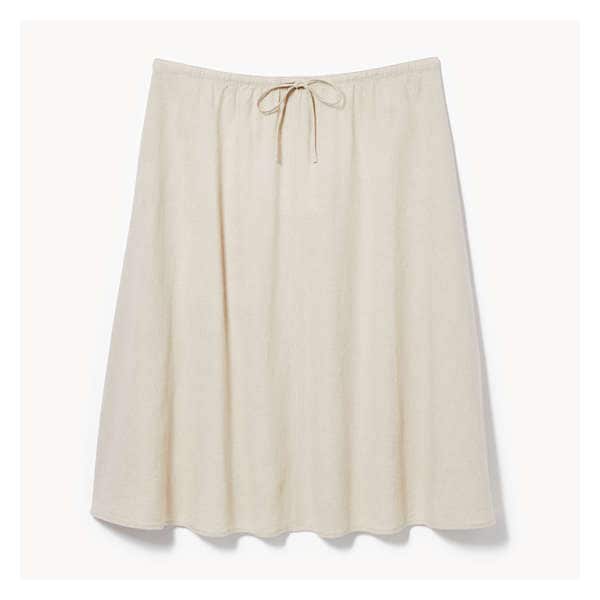 Women+ Linen Blend Midi Skirt - Linen