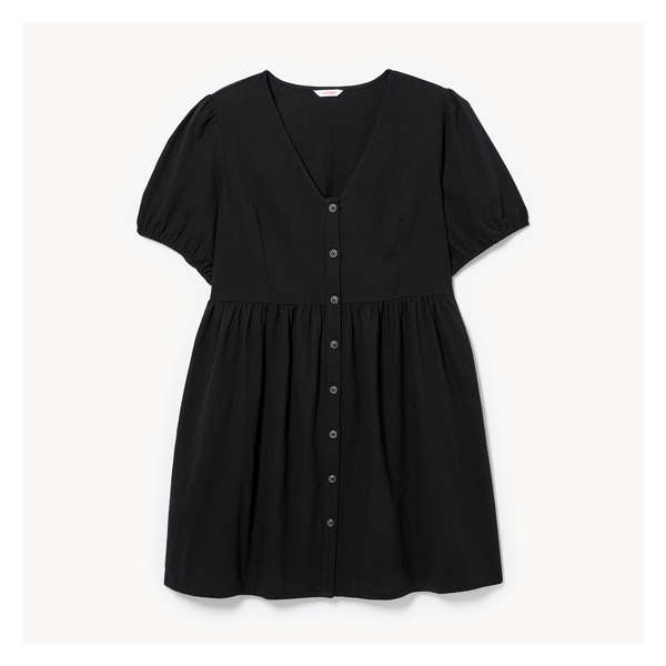 Robe midi boutonnée Femmes+ - Noir JF