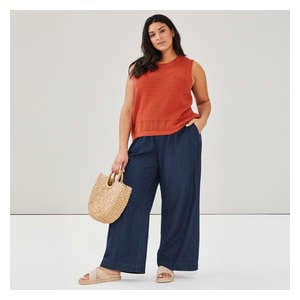 Women+ Crochet Tank - Copper