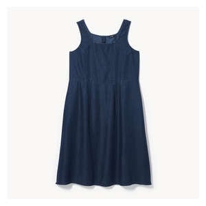 Women+ Denim Midi Dress - Dark Wash