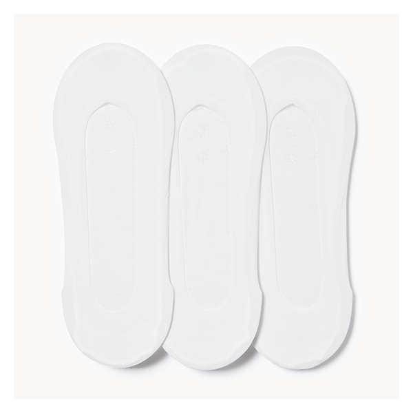 3-Pack Footlets - White