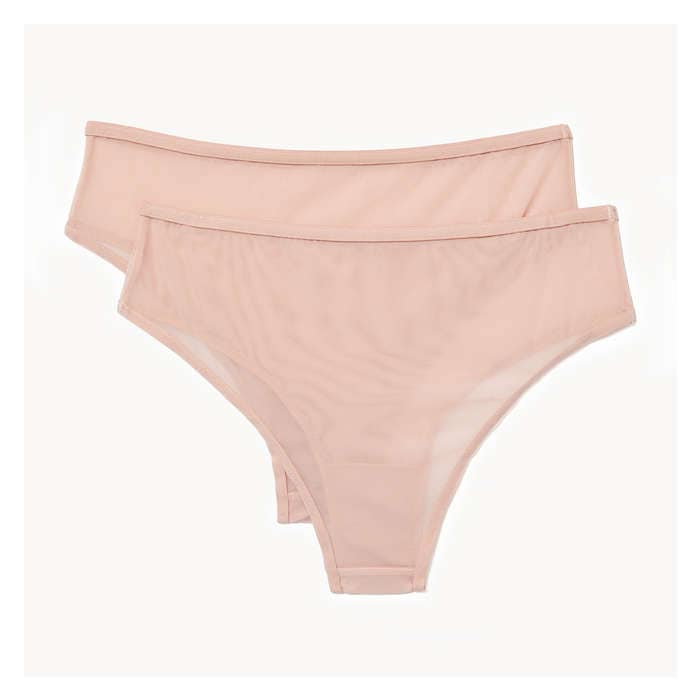 Women's 2-Pack Mesh High-Cut - Rose