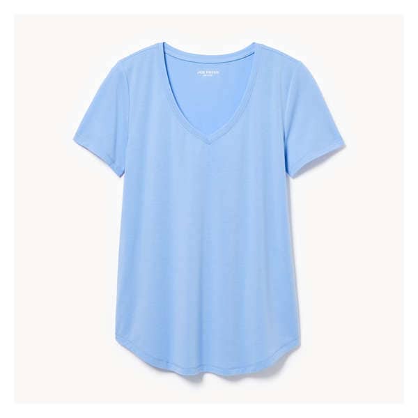 Active V-Neck T-Shirt - Light Blue