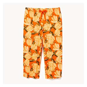 Crop Pajama Pant - Orange