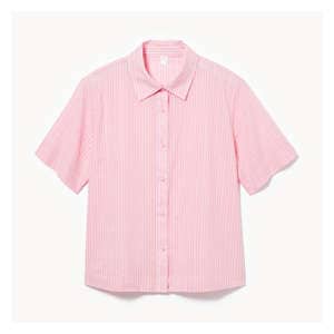 Stripe Sleep Shirt - Pastel Pink