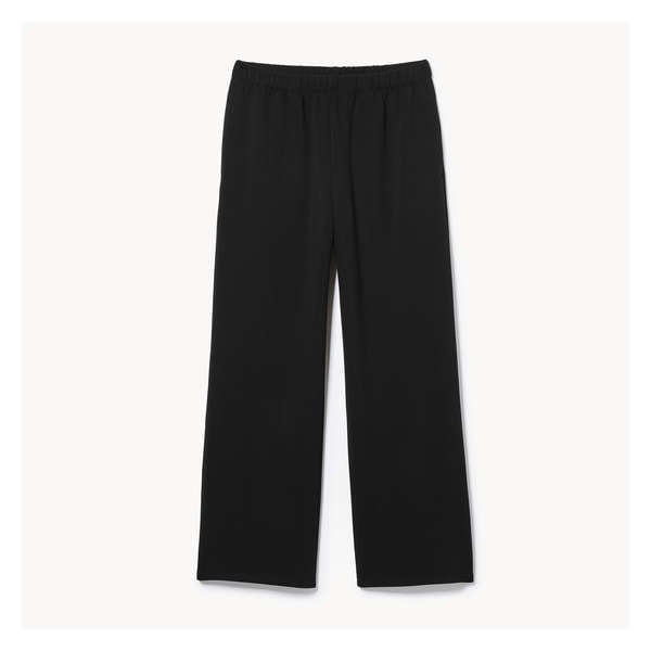Rib Wide Leg Pajama Pant - JF Black