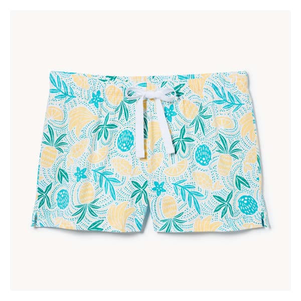 Printed Pajama Short - Bright White