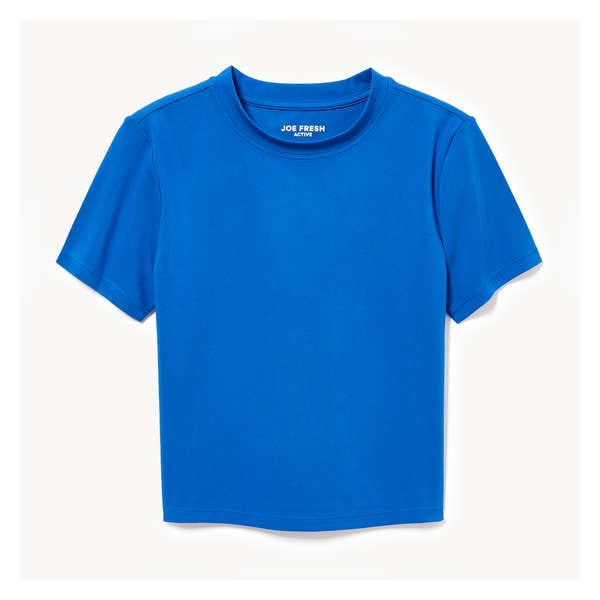 Active Crop T-Shirt - Blue