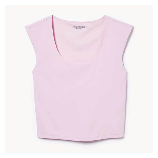 On-the-Go Crop T-Shirt - Light Pink