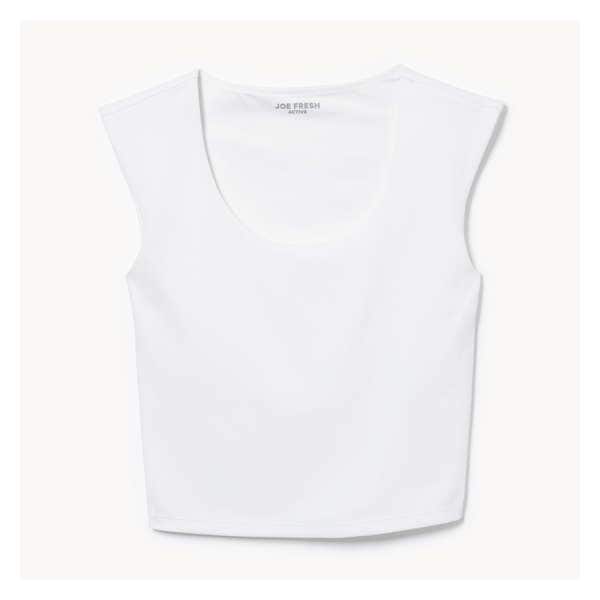 On-the-Go Crop T-Shirt - White