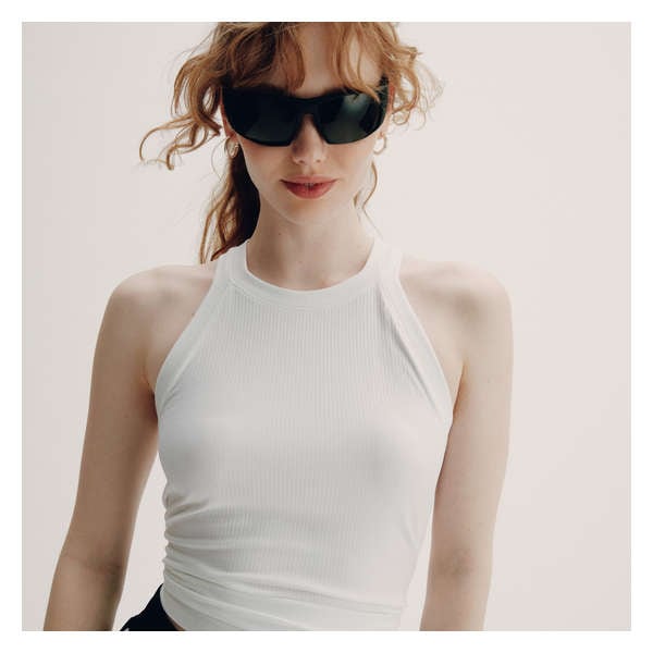 Active Seamless Tank - White