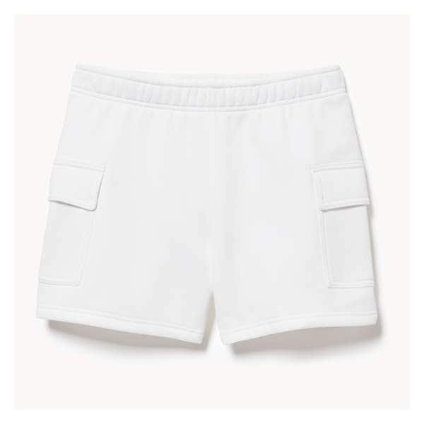 Active Fleece Short - White