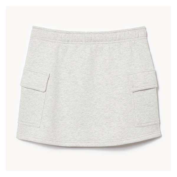 Active Fleece Skirt - Light Grey Mix
