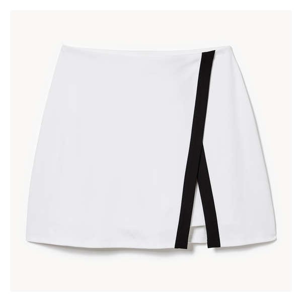 Active Balance Wrap Skort - White