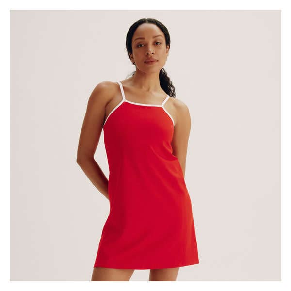 Active Strappy Dress - Red