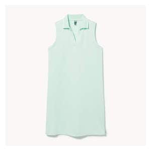 Active Golf Polo Dress - Pale Aqua