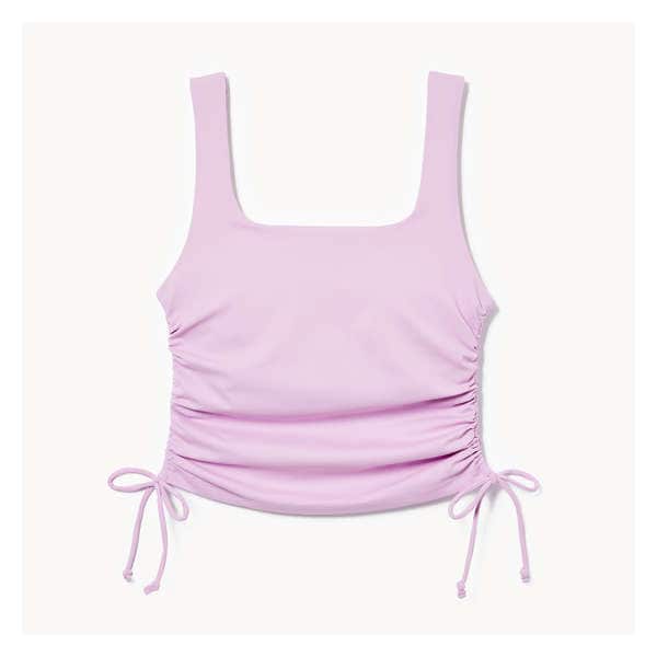 Side Cinch Tankini - Light Lilac