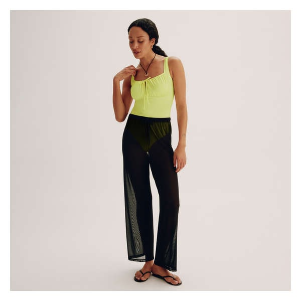 Mesh Pant Cover-Up - Black