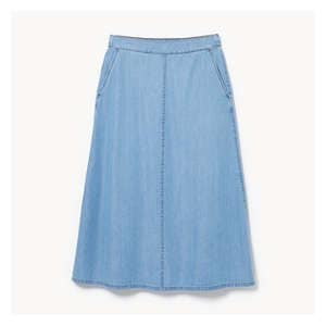 Denim Skirt - Light Wash