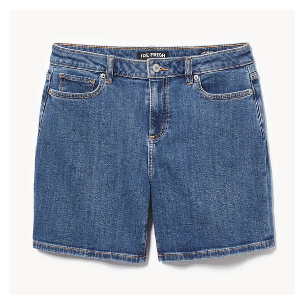 Medium Wash Relaxed Fit Denim Short - Medium Wash
