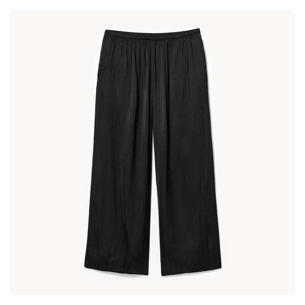 Crepe Satin Pant - JF Black