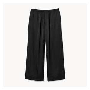Crepe Satin Pant - JF Black