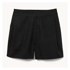 Linen Blend Short - JF Black