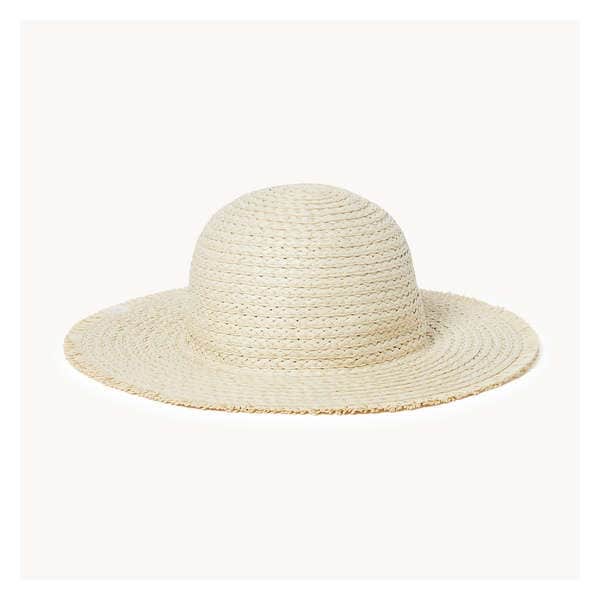 Wide Brim Straw Hat - Sand