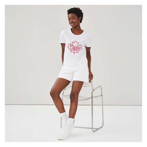 Active Canada Crew Neck T-Shirt - White
