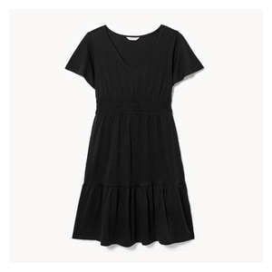 Tiered Cotton Dress - JF Black